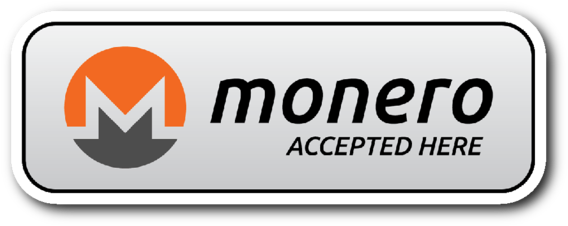 Monero accepted here